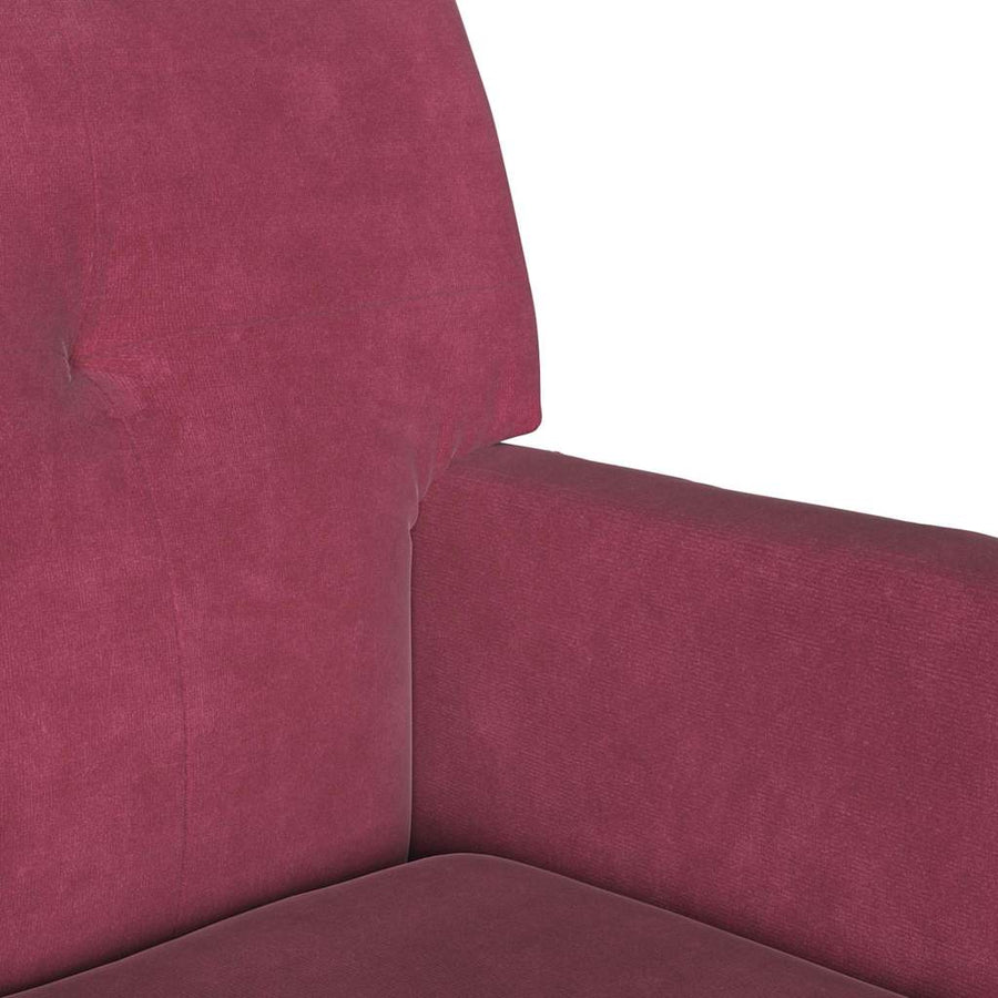 Chesterfield Bank Wijnrood 112 x 65.5 x 75 cm Fluweel