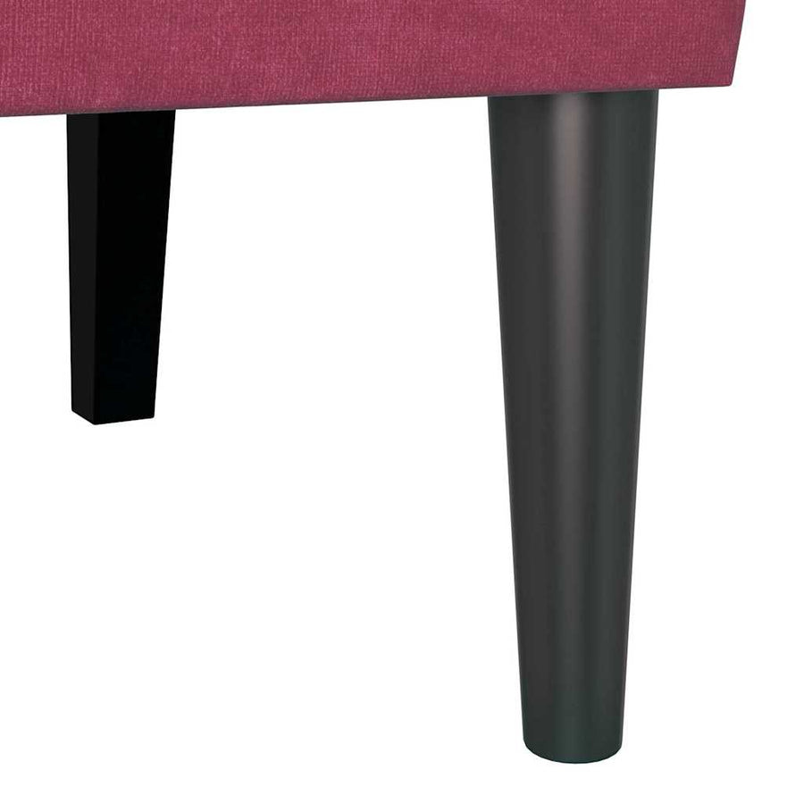 Chesterfield Bank Wijnrood 112 x 65.5 x 75 cm Fluweel