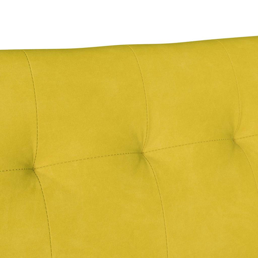 Chesterfield Bank Geel 112 x 65.5 x 75 cm Fluweel