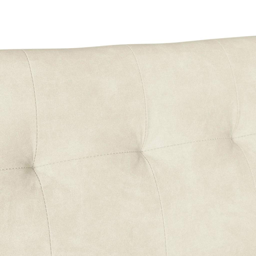 Chesterfield Bank Crème 112 x 65.5 x 75 cm Fluweel
