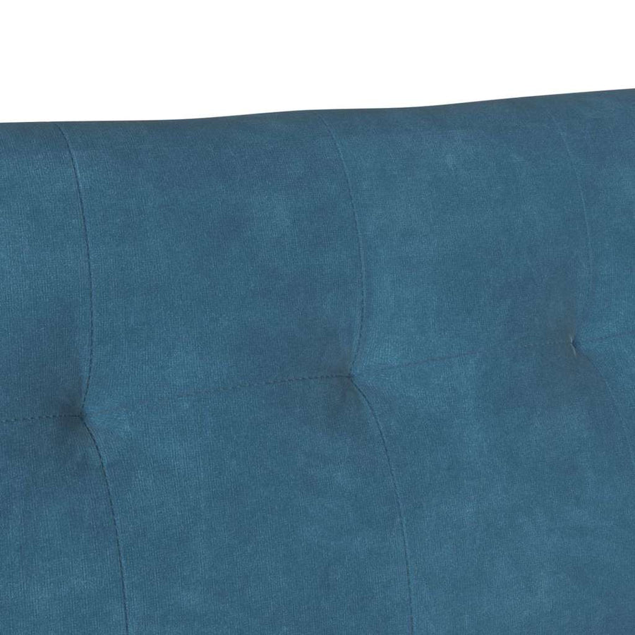 Chesterfield Bank Blauw 112 x 65.5 x 75 cm Fluweel