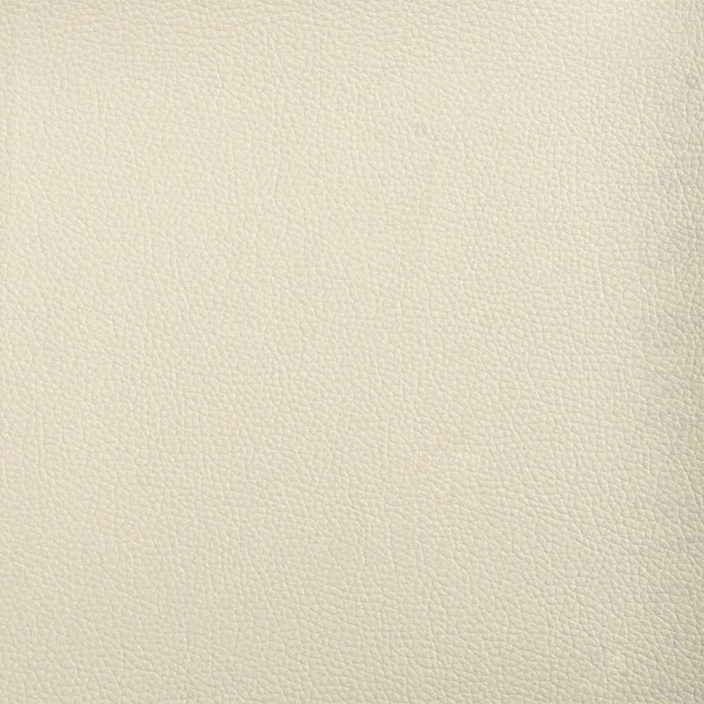 Chesterfield Bank Crème 119,5 x 64,5 x 75 cm Nep Leer