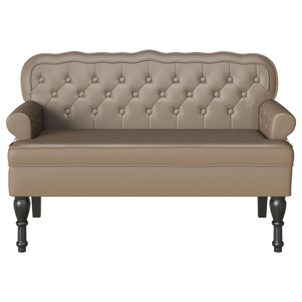 Chesterfield Bank Cappuccino 119.5 x 64.5 x 75 cm Nep Leer