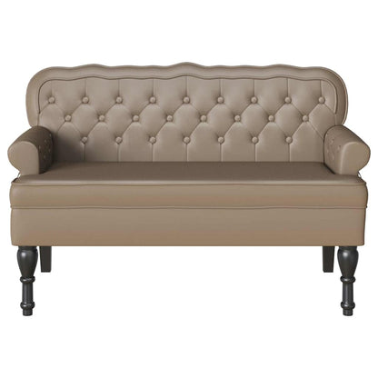 Chesterfield Bank Cappuccino 119.5 x 64.5 x 75 cm Nep Leer