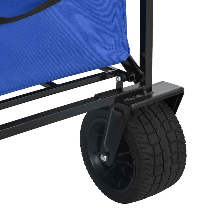 Vouwbare Handtrolley Blauw 89 x 63 x 96 cm Staal en Oxford stof