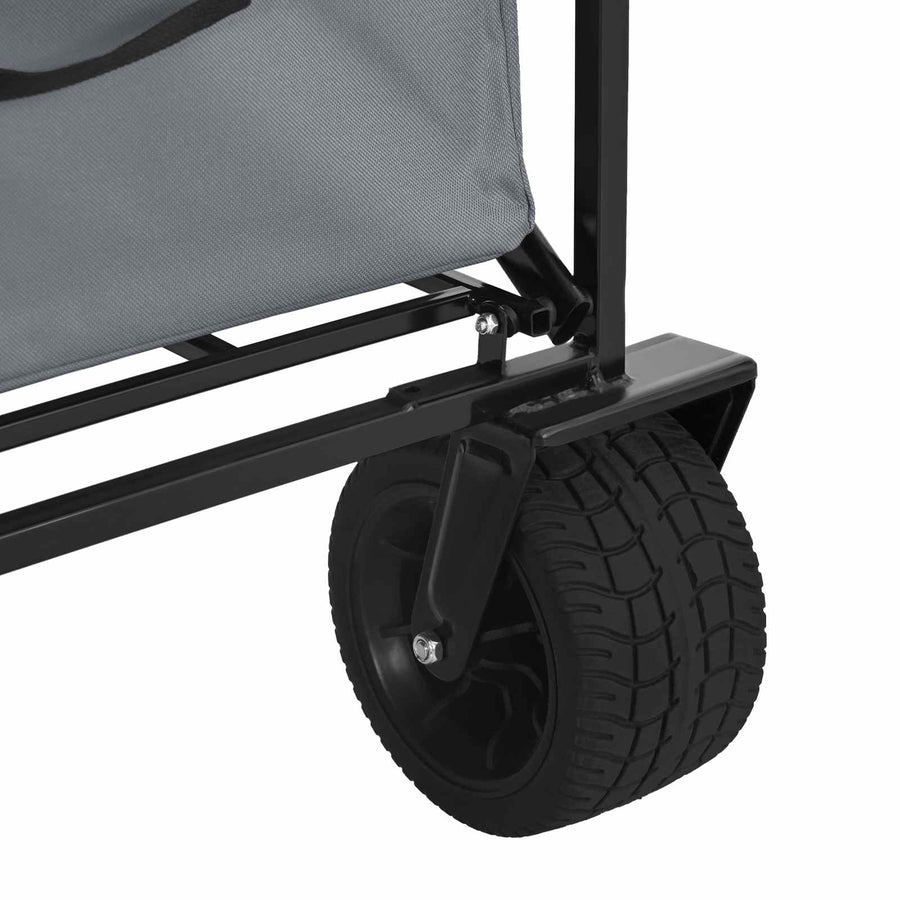 Vouwbare Handtrolley Grijs 89 x 63 x 96 cm Staal en Oxford stof