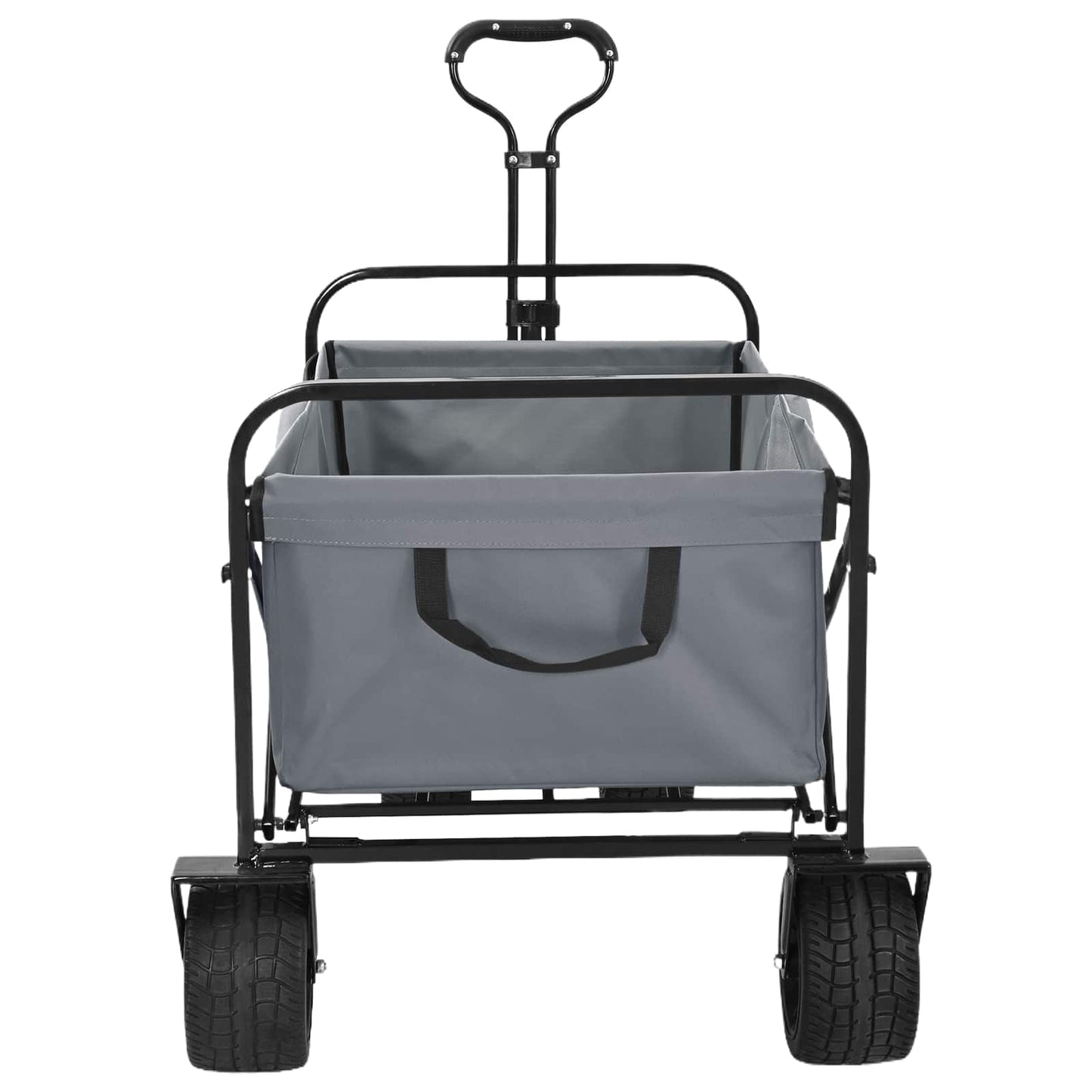 Vouwbare Handtrolley Grijs 89 x 63 x 96 cm Staal en Oxford stof