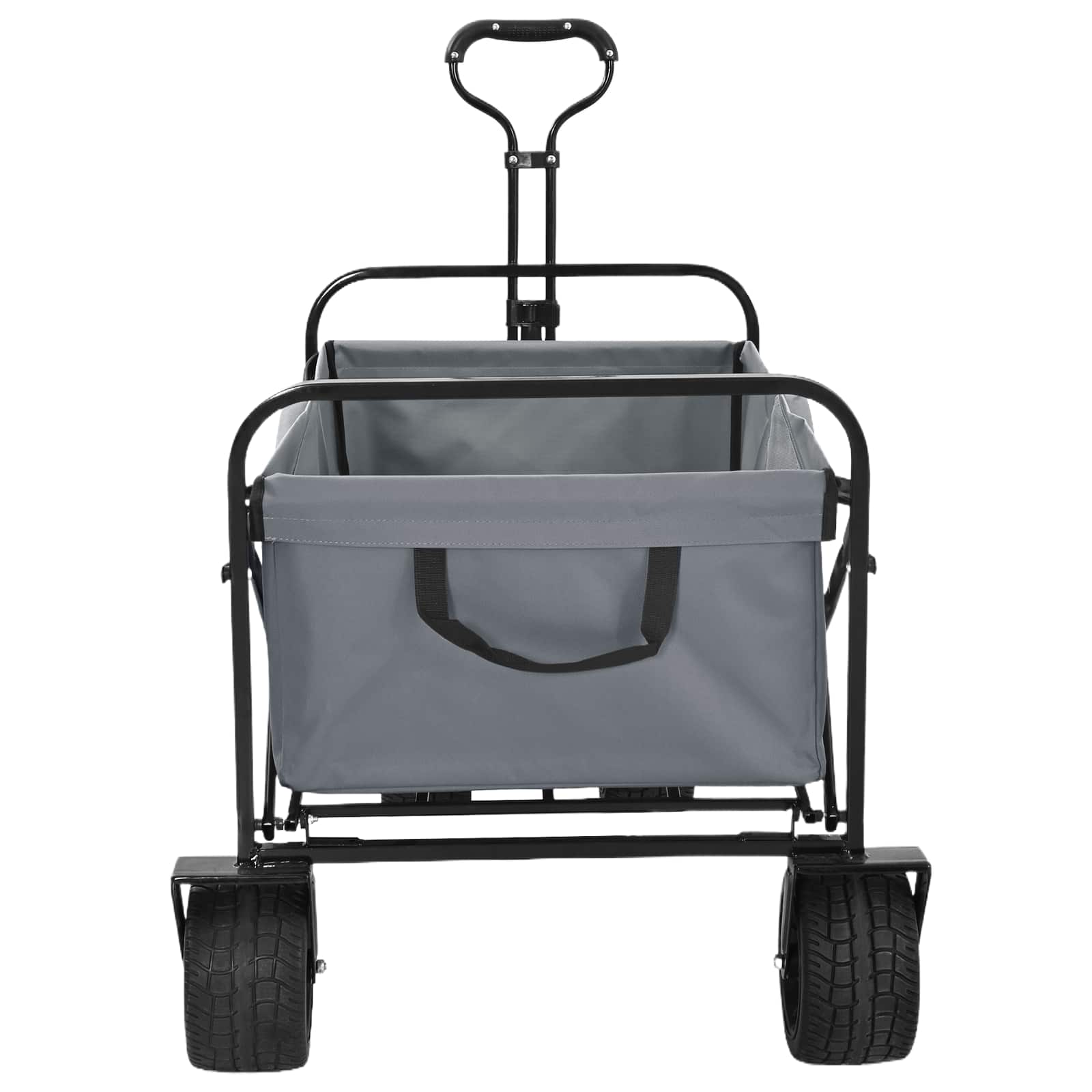 Vouwbare Handtrolley Grijs 89 x 63 x 96 cm Staal en Oxford stof