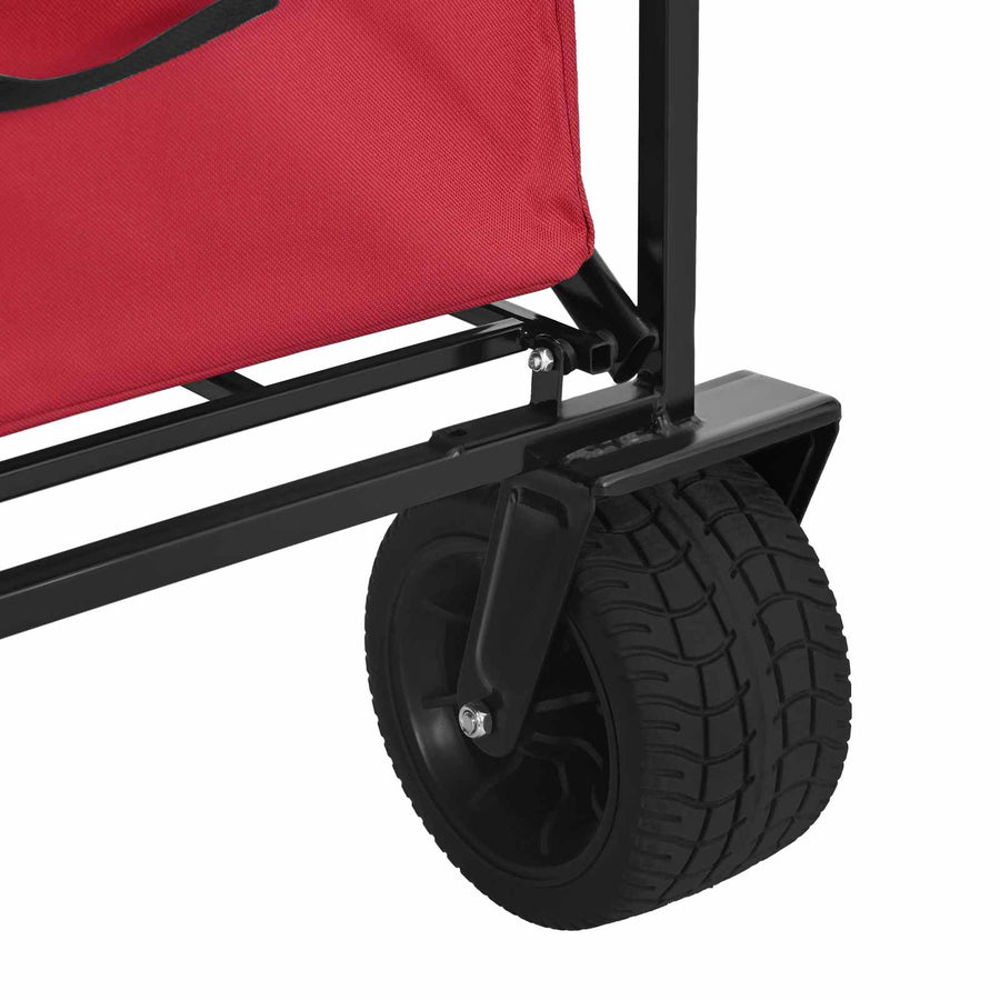 Vouwbare Handtrolley Rood 89 x 63 x 96 cm Staal en Oxford stof