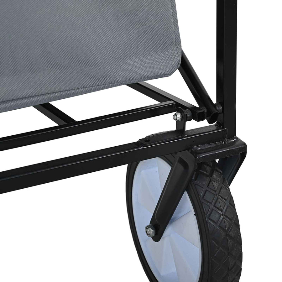 Vouwbare Handtrolley Grijs 94 x 53 x 99 cm Oxford Stof