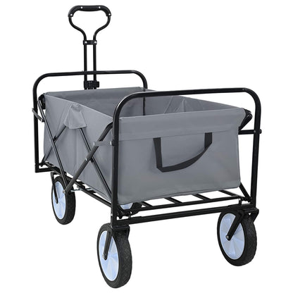 Vouwbare Handtrolley Grijs 94 x 53 x 99 cm Oxford Stof