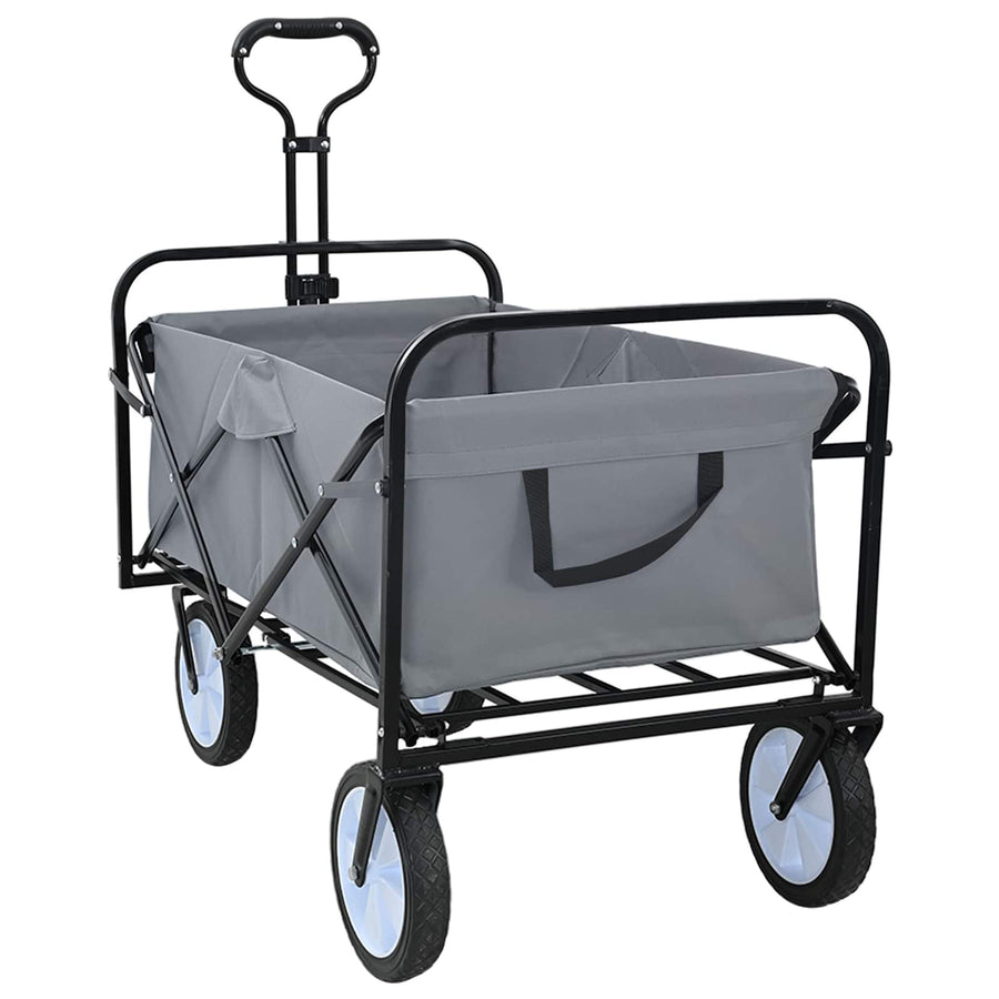 Vouwbare Handtrolley Grijs 94 x 53 x 99 cm Oxford Stof