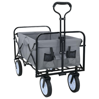 Vouwbare Handtrolley Grijs 94 x 53 x 99 cm Oxford Stof