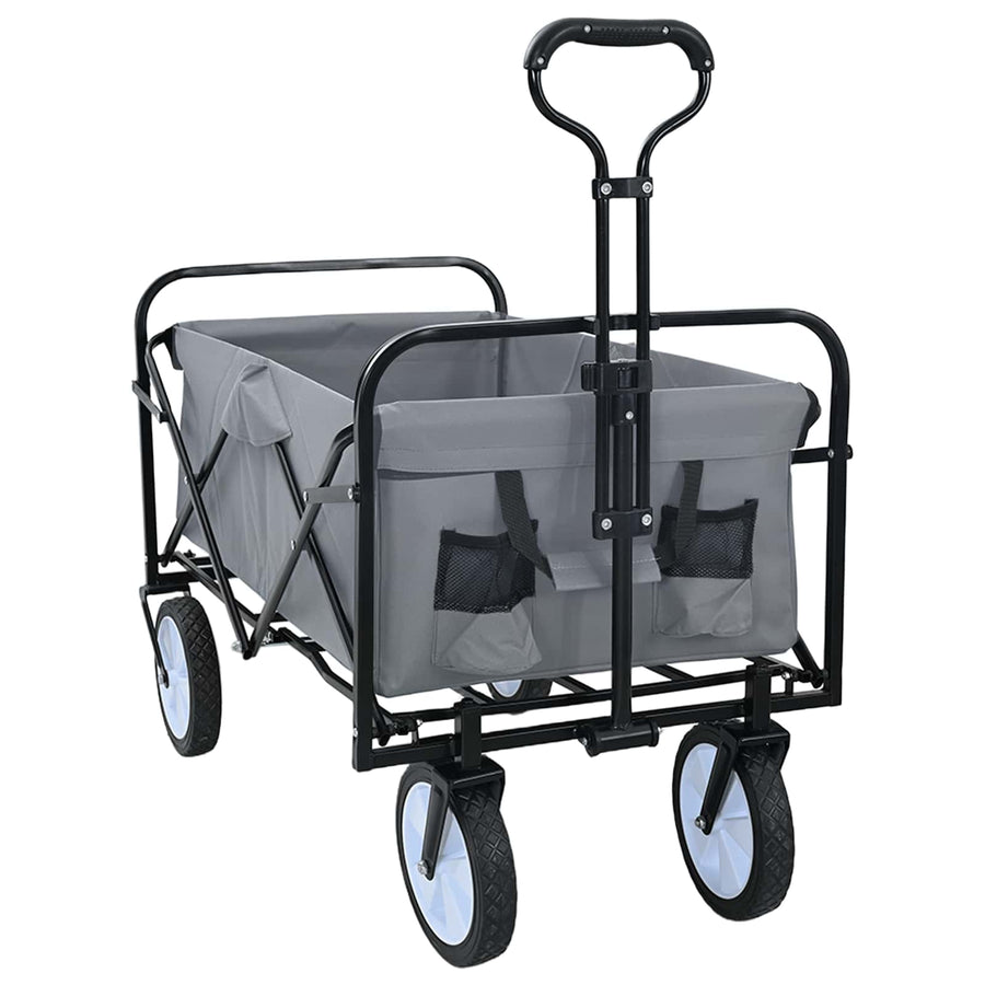 Vouwbare Handtrolley Grijs 94 x 53 x 99 cm Oxford Stof