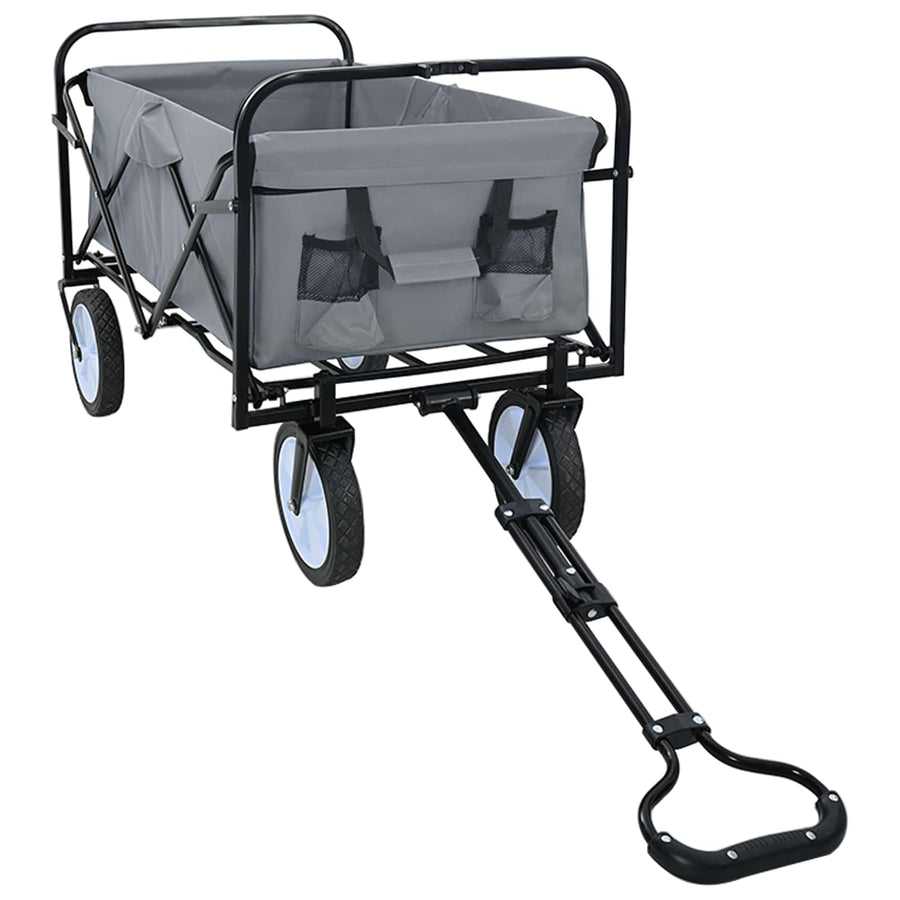Vouwbare Handtrolley Grijs 94 x 53 x 99 cm Oxford Stof