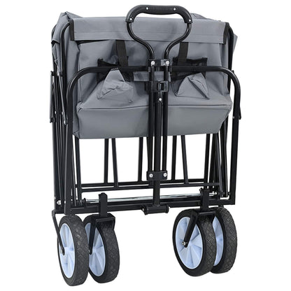 Vouwbare Handtrolley Grijs 94 x 53 x 99 cm Oxford Stof