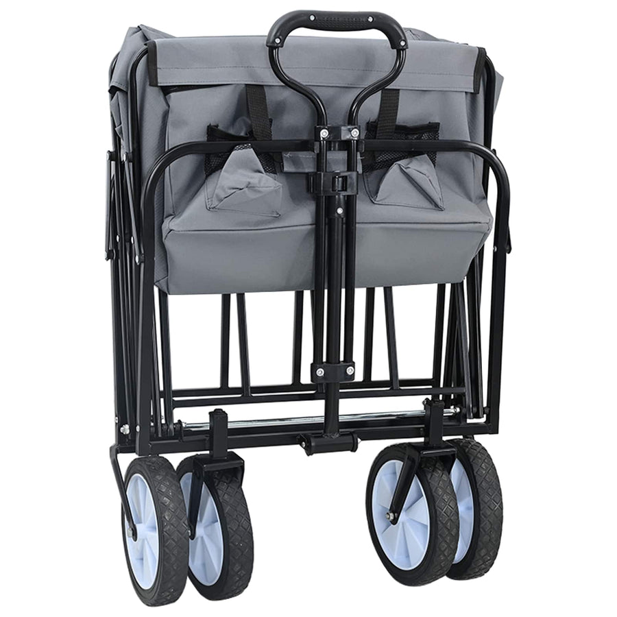 Vouwbare Handtrolley Grijs 94 x 53 x 99 cm Oxford Stof