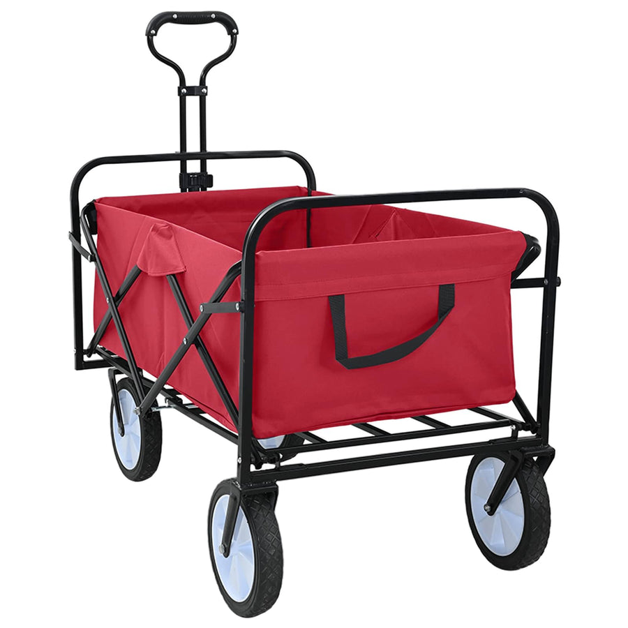 Vouwbare Handtrolley Rood 94 x 53 x 99 cm Oxford Stof