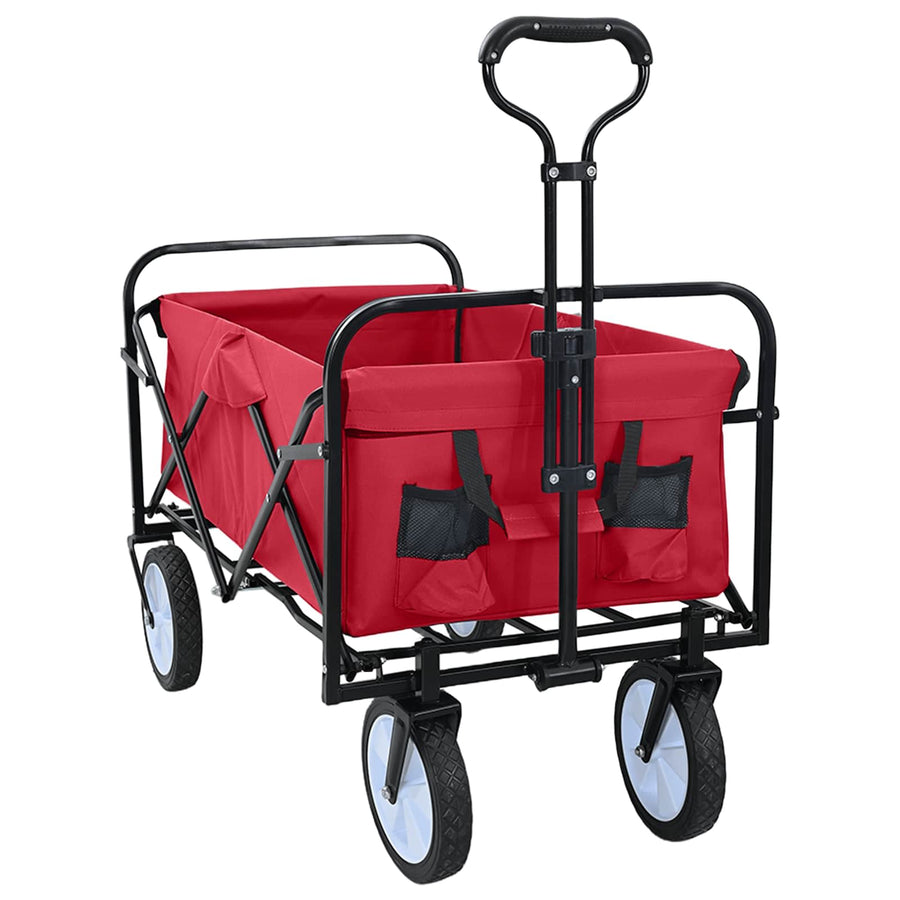 Vouwbare Handtrolley Rood 94 x 53 x 99 cm Oxford Stof