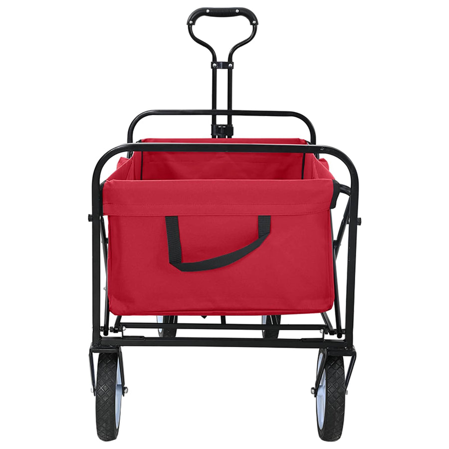 Vouwbare Handtrolley Rood 94 x 53 x 99 cm Oxford Stof