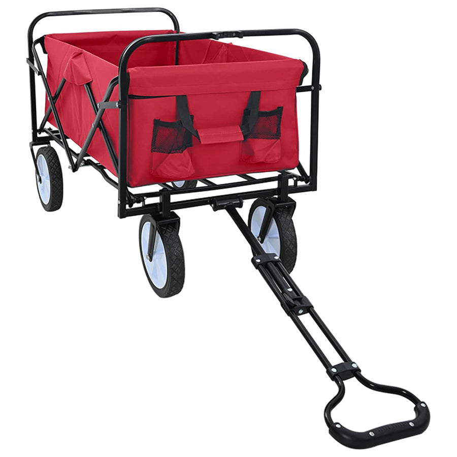 Vouwbare Handtrolley Rood 94 x 53 x 99 cm Oxford Stof