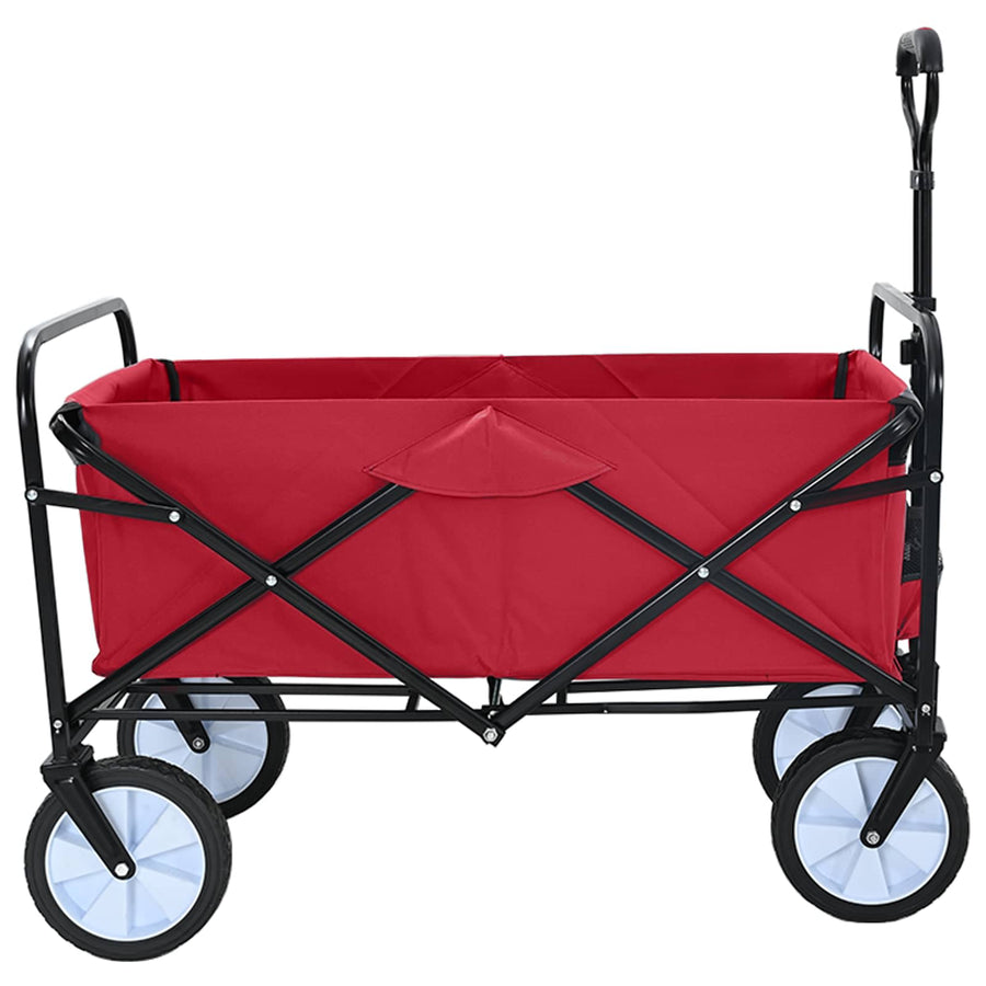 Vouwbare Handtrolley Rood 94 x 53 x 99 cm Oxford Stof