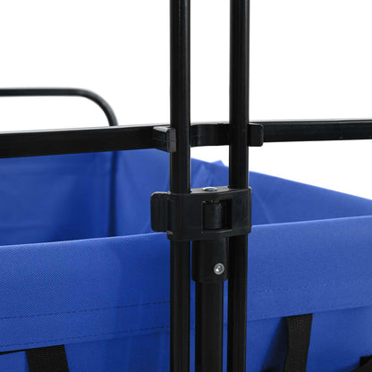 Vouwbare Handtrolley Blauw 94 x 53 x 99 cm Oxford Stof