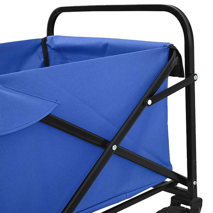 Vouwbare Handtrolley Blauw 94 x 53 x 99 cm Oxford Stof