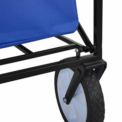 Vouwbare Handtrolley Blauw 94 x 53 x 99 cm Oxford Stof