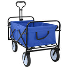 Foldable Hand Trolley Blue 94 x 53 x 99 cm Oxford Fabric