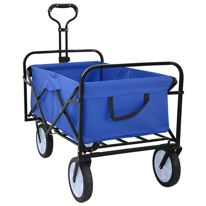 Vouwbare Handtrolley Blauw 94 x 53 x 99 cm Oxford Stof