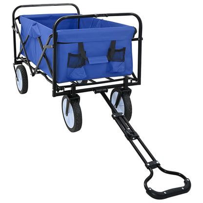Vouwbare Handtrolley Blauw 94 x 53 x 99 cm Oxford Stof