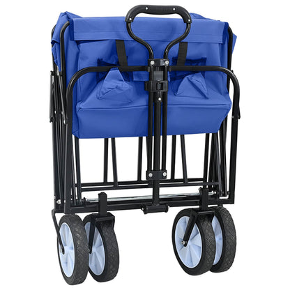 Vouwbare Handtrolley Blauw 94 x 53 x 99 cm Oxford Stof