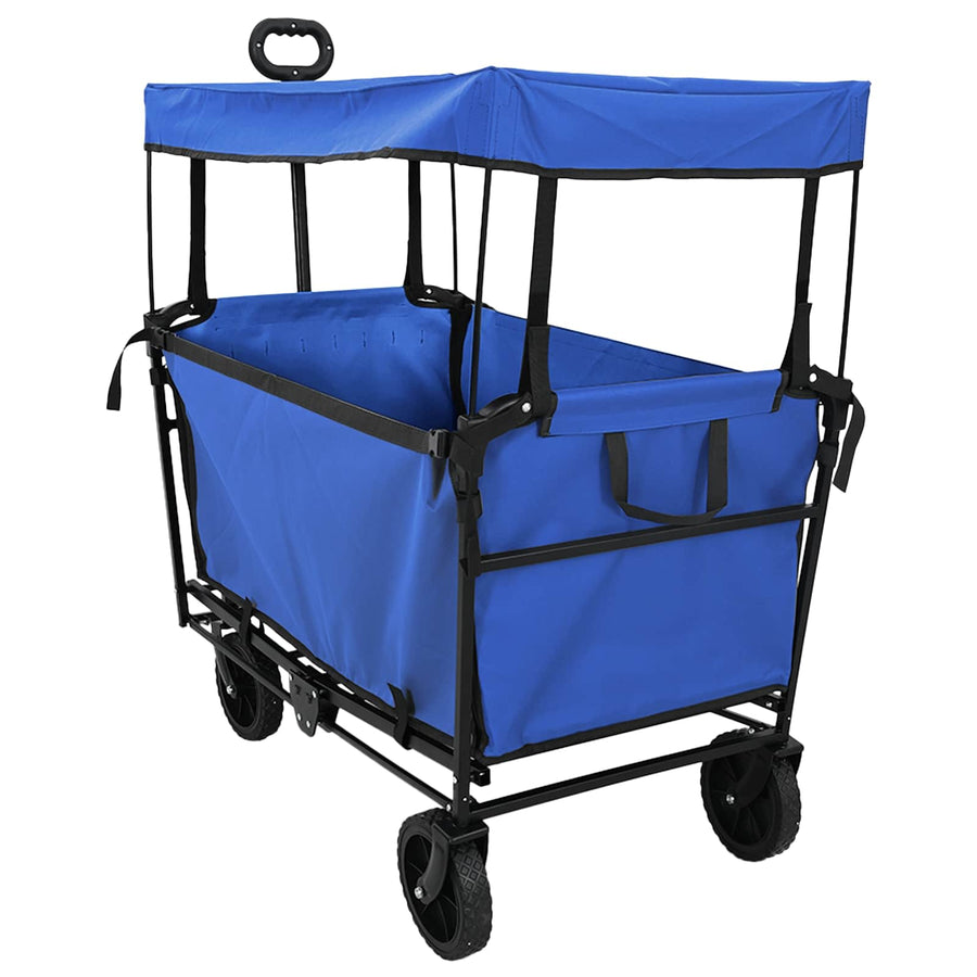 Vouwbare Handtrolley Zwart 105 x 56.5 x 116 cm Oxford Stof