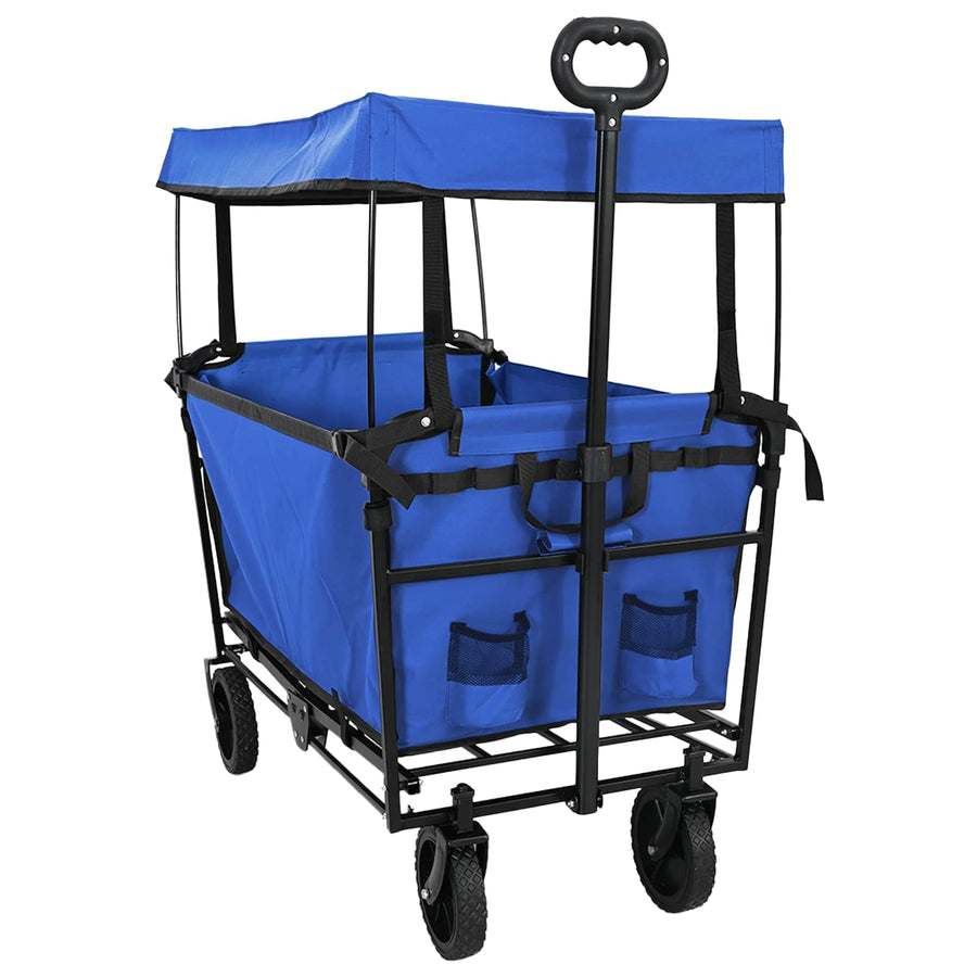 Vouwbare Handtrolley Zwart 105 x 56.5 x 116 cm Oxford Stof