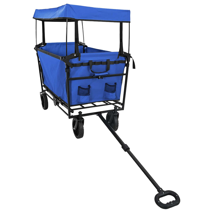 Vouwbare Handtrolley Zwart 105 x 56.5 x 116 cm Oxford Stof