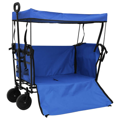 Vouwbare Handtrolley Zwart 105 x 56.5 x 116 cm Oxford Stof