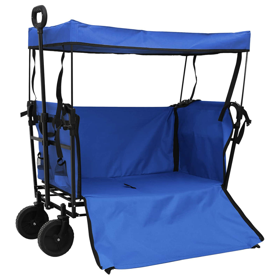 Vouwbare Handtrolley Zwart 105 x 56.5 x 116 cm Oxford Stof