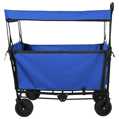 Vouwbare Handtrolley Zwart 105 x 56.5 x 116 cm Oxford Stof