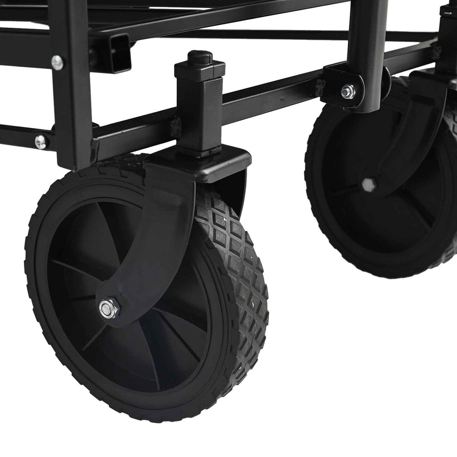 Vouwbare Handtrolley Grijs 105 x 56.5 x 116 cm Oxford Stof