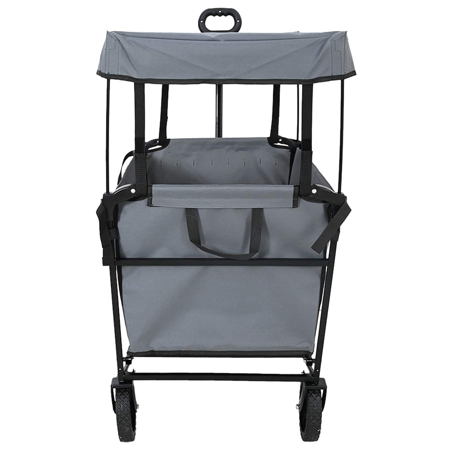 Vouwbare Handtrolley Grijs 105 x 56.5 x 116 cm Oxford Stof