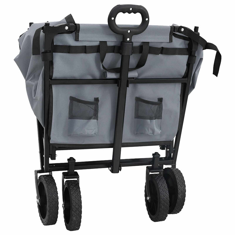 Vouwbare Handtrolley Grijs 105 x 56.5 x 116 cm Oxford Stof