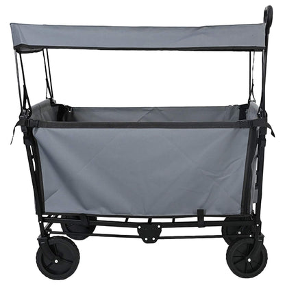 Vouwbare Handtrolley Grijs 105 x 56.5 x 116 cm Oxford Stof