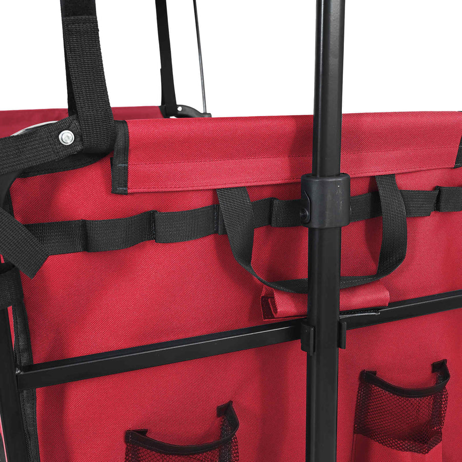 Vouwbare Handtrolley Rood 105 x 56.5 x 116 cm Oxford Stof