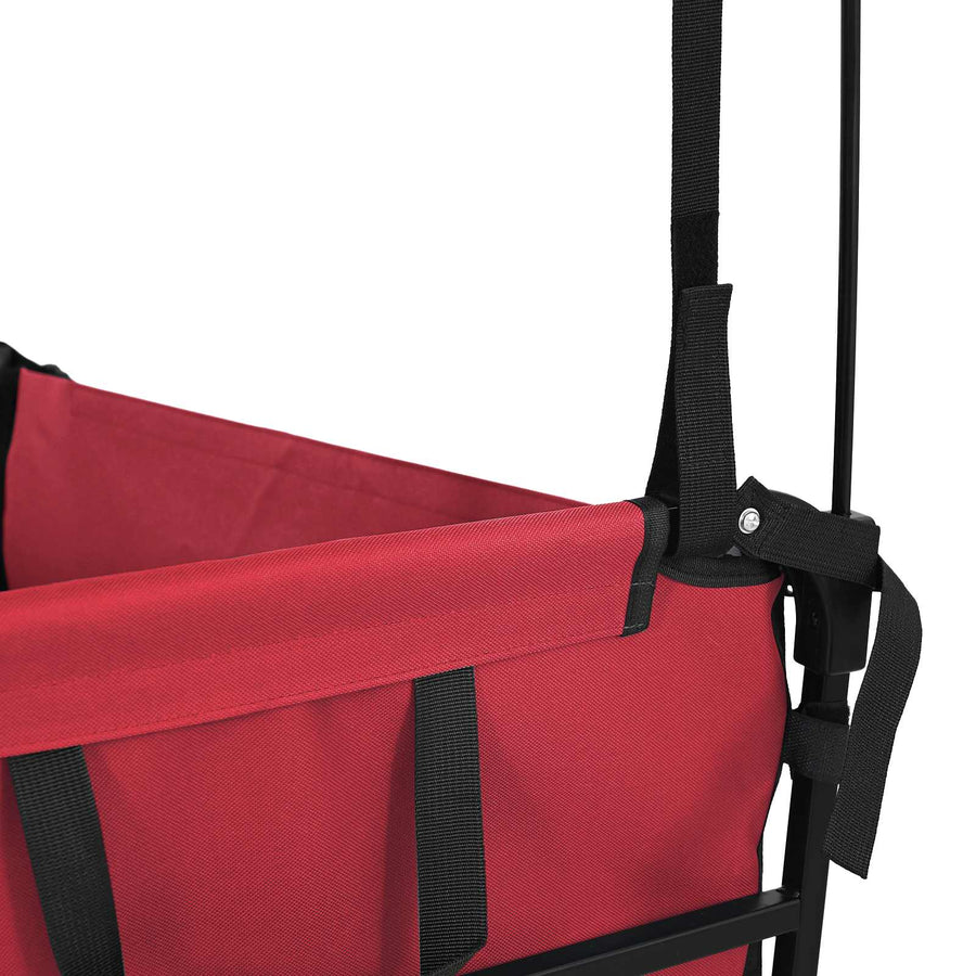 Vouwbare Handtrolley Rood 105 x 56.5 x 116 cm Oxford Stof