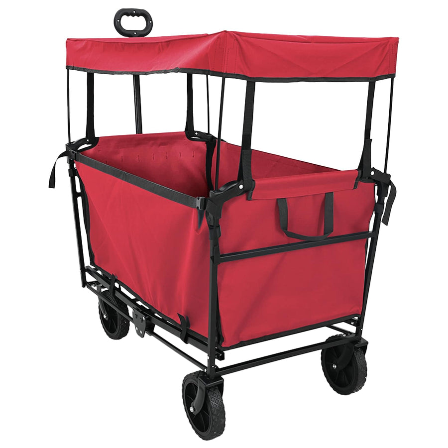 Vouwbare Handtrolley Rood 105 x 56.5 x 116 cm Oxford Stof