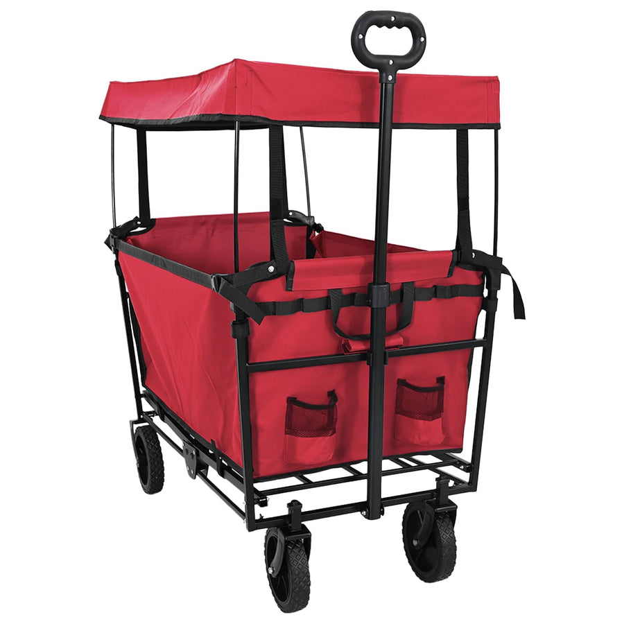 Vouwbare Handtrolley Rood 105 x 56.5 x 116 cm Oxford Stof