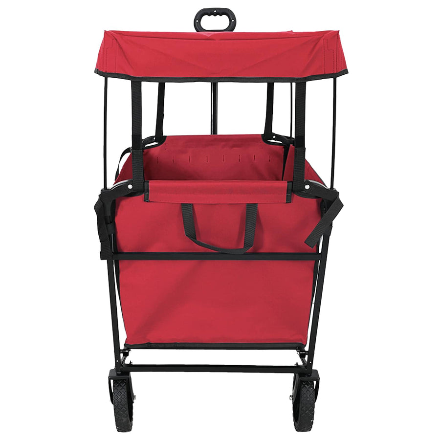 Vouwbare Handtrolley Rood 105 x 56.5 x 116 cm Oxford Stof