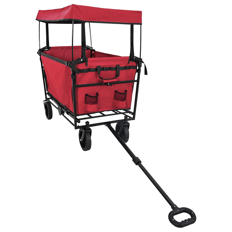 Vouwbare Handtrolley Rood 105 x 56.5 x 116 cm Oxford Stof