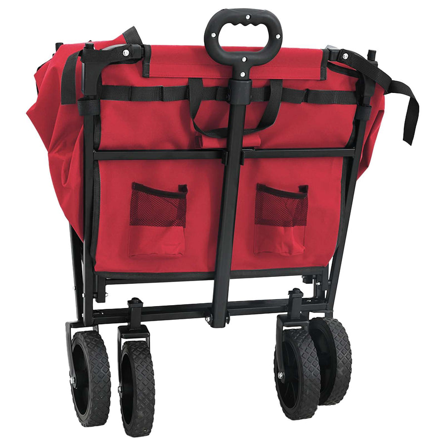 Vouwbare Handtrolley Rood 105 x 56.5 x 116 cm Oxford Stof